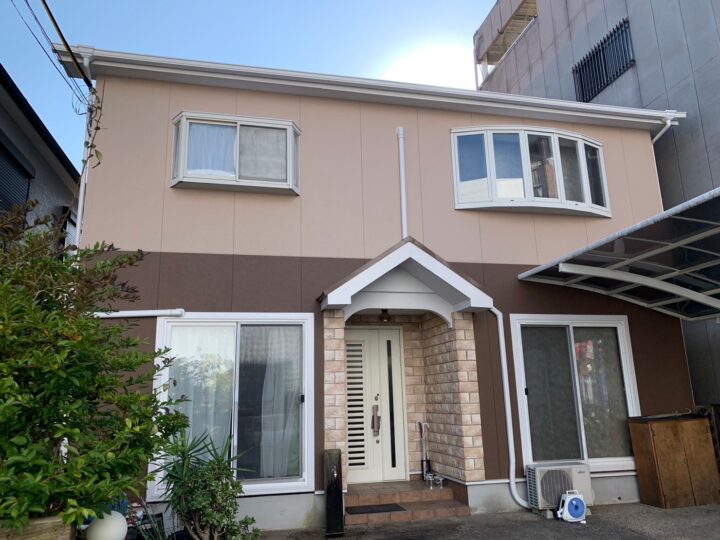 富田林市 YM様邸 屋根塗装、外壁塗装、付帯塗装、コーキング施工