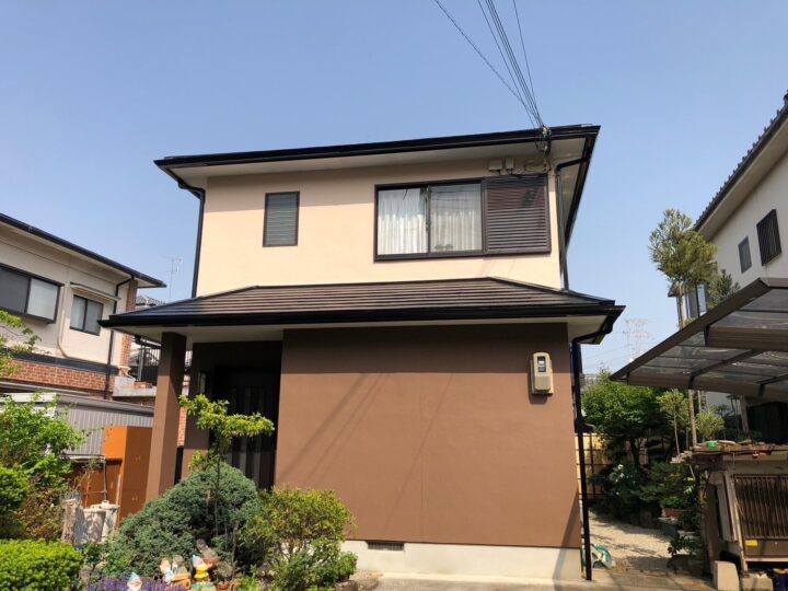 富田林市 HD様邸 屋根塗装、外壁塗装、付帯塗装、コーキング施工