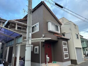 富田林市 MK様邸 外壁塗装、付帯塗装、ベランダ防水、コーキング施工