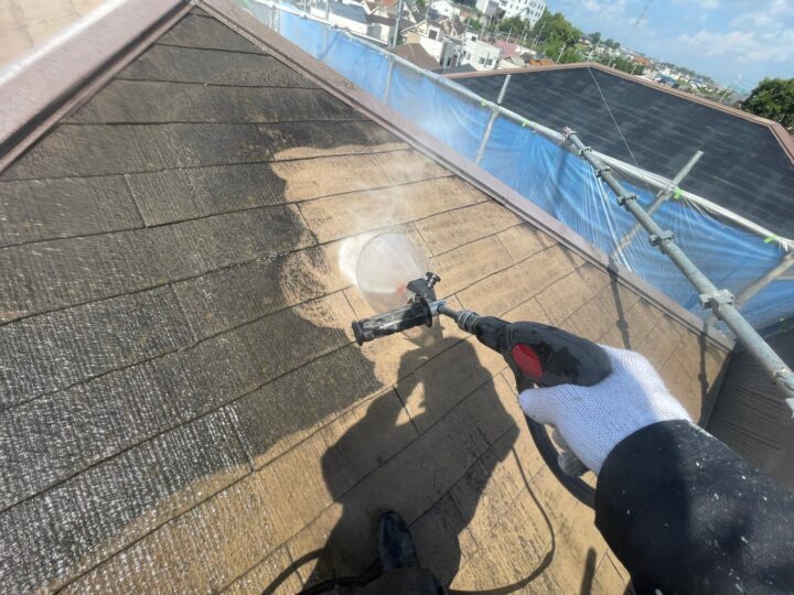 高圧洗浄：屋根