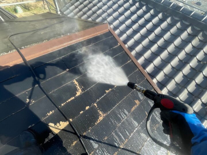 高圧洗浄：屋根