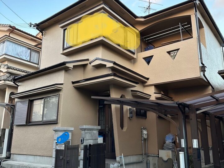 富田林市 KF様邸 外壁塗装、屋根塗装、付帯塗装、ベランダ防水、コーキング施工
