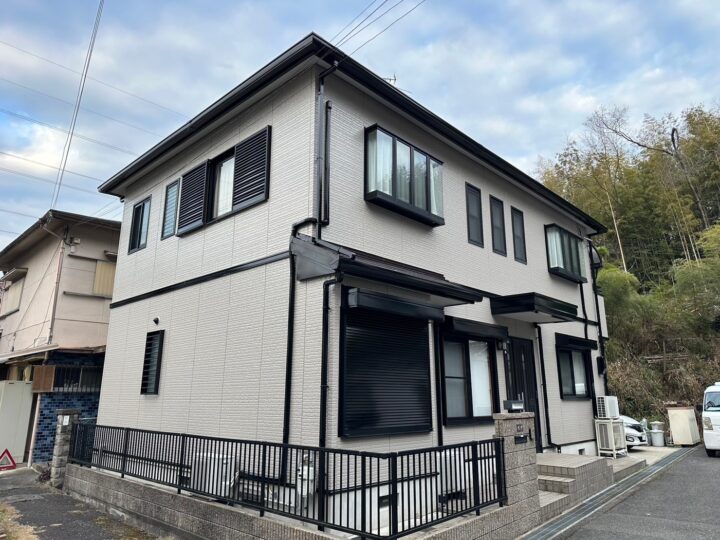 富田林市 OK様邸 外壁塗装、屋根塗装、付帯塗装、コーキング施工
