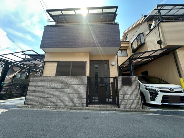 藤井寺市　KM様邸 外壁塗装、屋根塗装、付帯塗装、ベランダ防水、シーリング施工