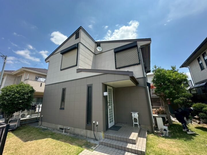 富田林市TR様邸  外壁塗装、屋根塗装、付帯塗装、シーリング施工、ベランダ防水