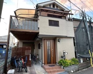 羽曳野市WA様邸  外壁塗装、屋根塗装、付帯塗装、シーリング施工、ベランダ防水