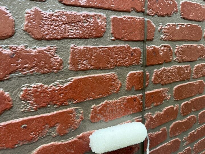 外壁塗装:上塗り