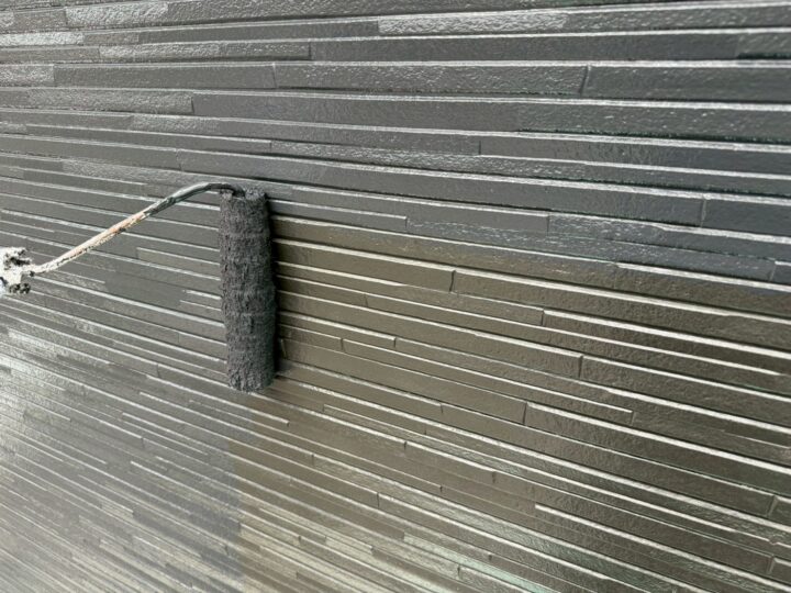 外壁塗装:上塗り