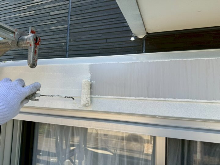 付帯塗装:シャッターBOX