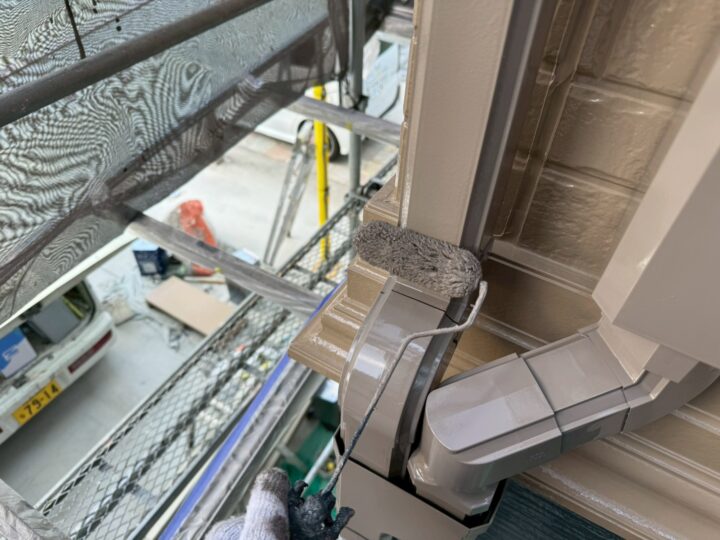 付帯塗装:トイレ配管