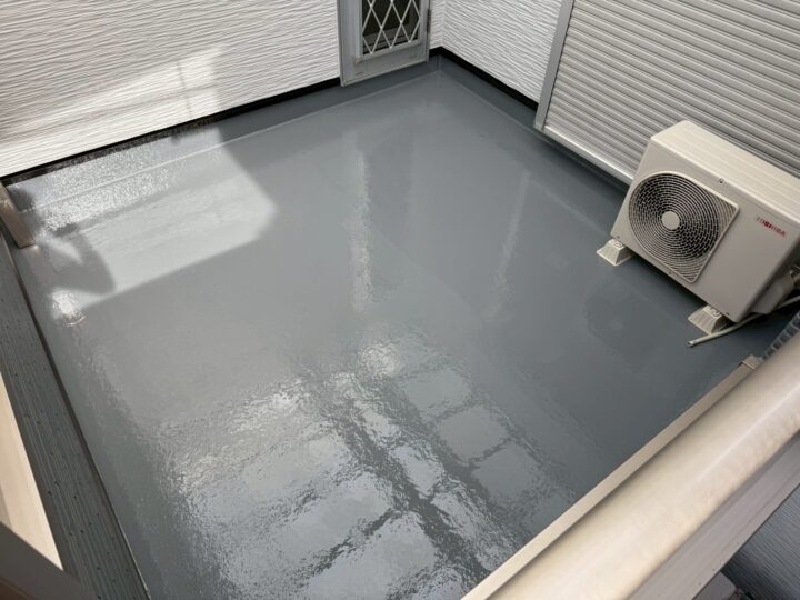 ベランダ防水:完成