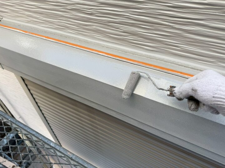 付帯塗装:シャッターBOX