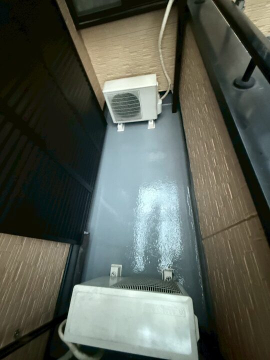 ベランダ防水:完成