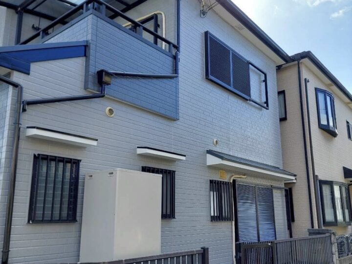 河内長野市SK様邸  外壁塗装、屋根塗装、付帯塗装、シーリング施工、ベランダ防水