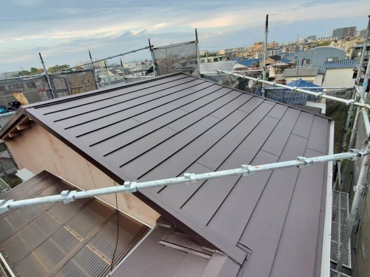 藤井寺市　IN様邸 屋根塗装、付帯塗装