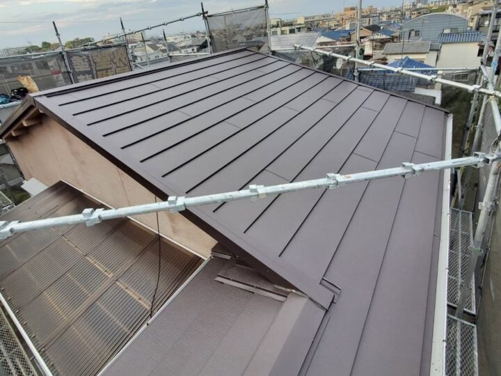 藤井寺市　IN様邸 屋根カバー、付帯塗装