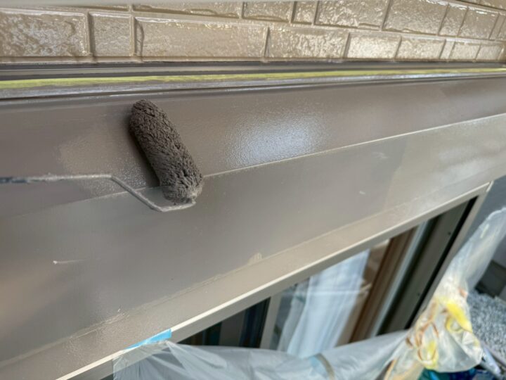 付帯塗装:シャッターBOX