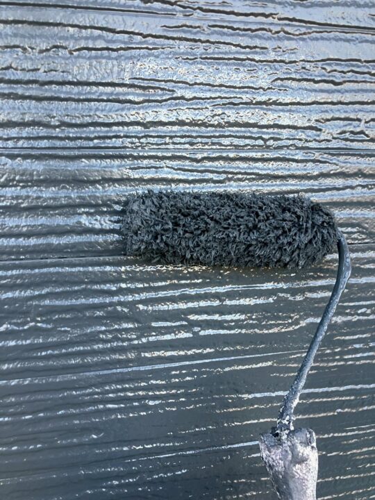 外壁塗装:上塗り