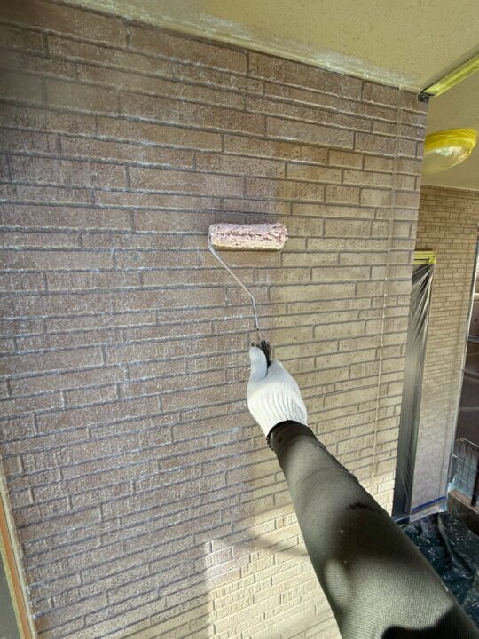 外壁塗装:下塗り