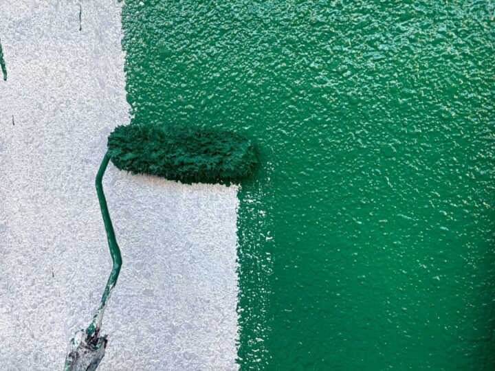 外壁塗装:中塗り