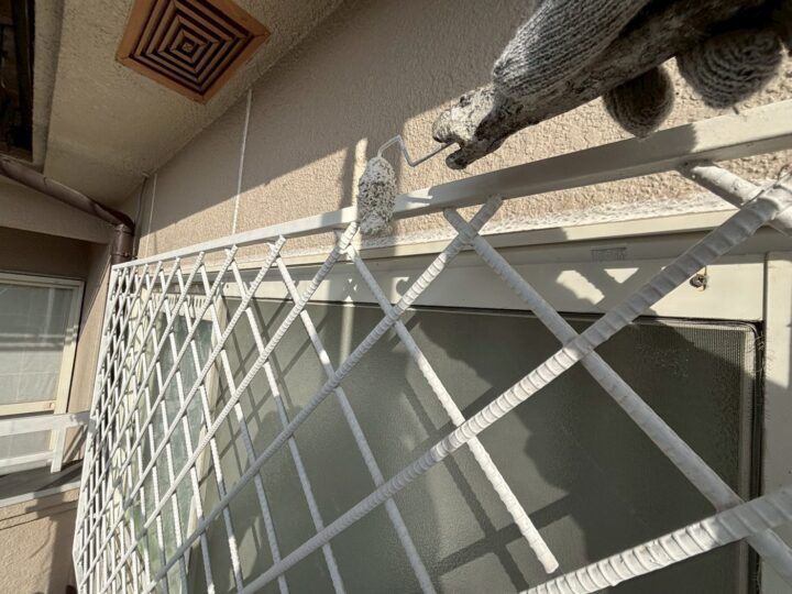 付帯塗装:鉄格子