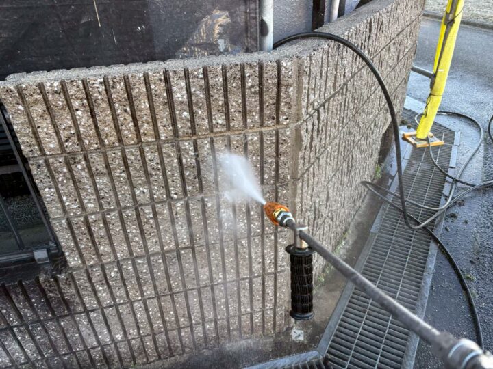 高圧洗浄:外塀