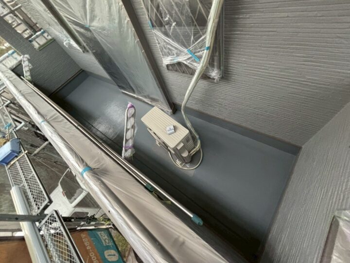 ベランダ防水:完成