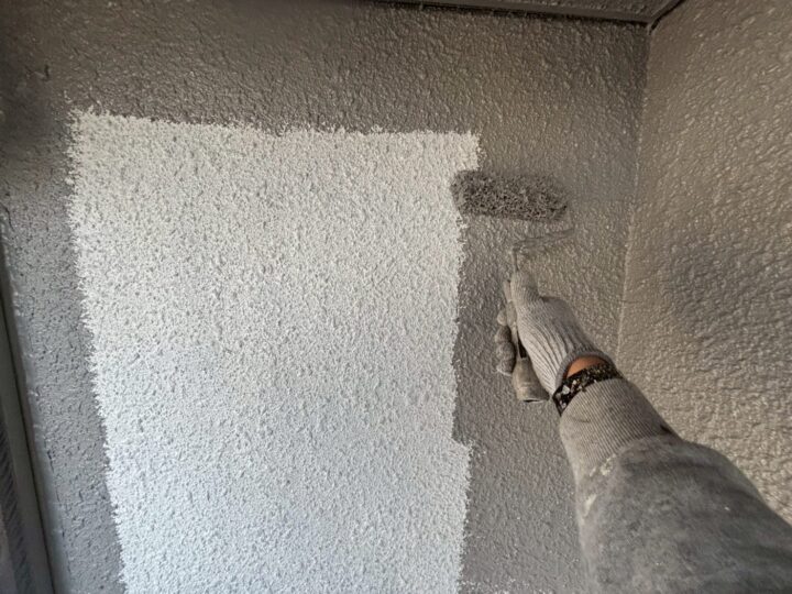 外壁塗装:上塗り