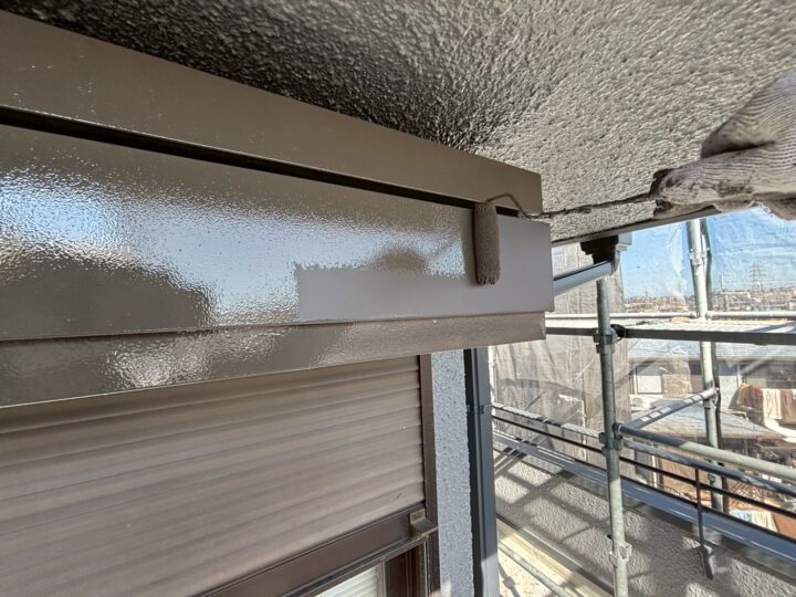 付帯塗装:シャッターBOX