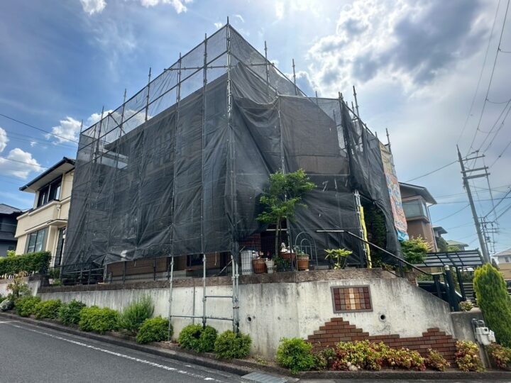 足場組み立て
