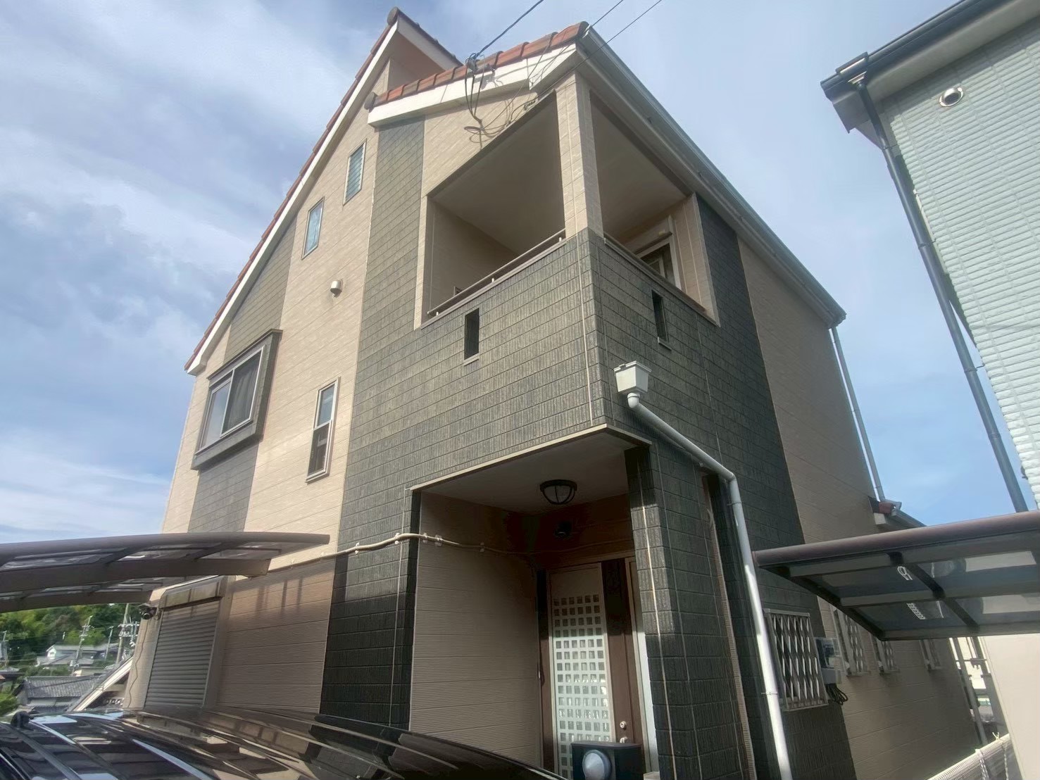 南河内郡太子町　KD様邸  外壁塗装、屋根塗装、付帯塗装、シーリング施工、ベランダ防水